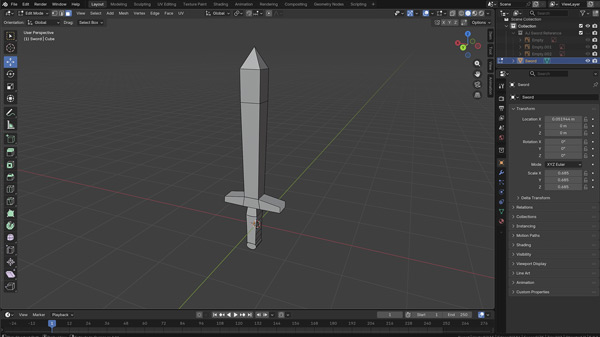 Asteroid Junction Sword