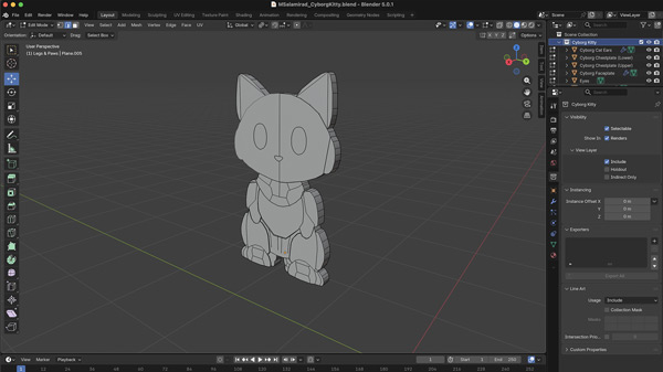 Cyborg Kitty